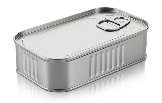 Rectangular Tin Can Easy Open